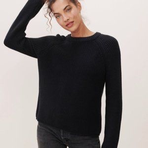 Jenni Kayne Cotton Boyfriend Sweater - XS